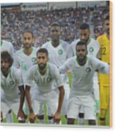 Saudi Arabia V Italy - International Friendly #7 Wood Print