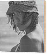 7536 Babe Model Actor Rachael Enjoying Delray Beach Wood Print