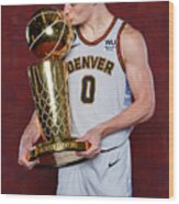 2023 Nba Finals - Denver Nuggets Championship Portraits #8 Wood Print