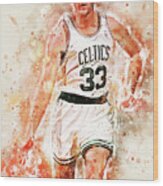 Larry Bird in Indiana Pacers uniform - this is the project which i draw NBA  players wearing their hometown jersey team #myfantasybasketball