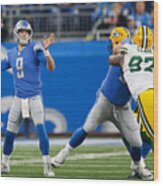 Nfl: Dec 31 Packers At Lions #8 Wood Print