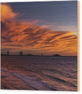 Mazatlan Sunsets #9 Wood Print