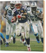 Super Bowl Xxxviii: Panthers V Patriots #9 Wood Print