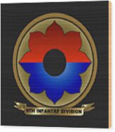 9th Infantry Division Wood Print