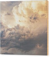 A Beautiful Nebraska Thunderset 007 Wood Print