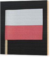 Flag Of Poland Wood Print