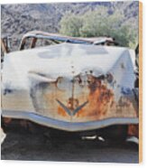 Abandoned Mojave Auto Wood Print