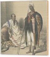 Abyssinian Priest And Warrior Wood Print