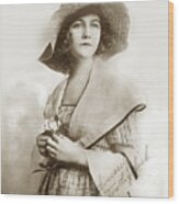 Actress Lillian Gish Circa 1920 Wood Print