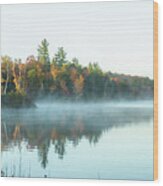 Adirondacks Autumn At Tupper Lake 5 Wood Print