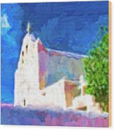 Adobe Church Wood Print