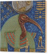 Akem-shield Of Djehuty And The Souls Of Khemennu Wood Print