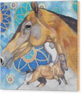 Akhal-teke Horse Wood Print