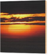 Alaskan Sunset Wood Print