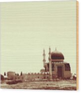 Albumen Print Of Amazing Mosques Around The World - 036, Woodburytype Wood Print