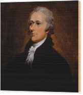 Alexander Hamilton Wood Print