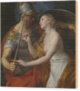 Allegory Of Peace And War Wood Print