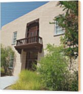 Alumni Chapel On The Campus Of The University Of New Mexico Wood Print