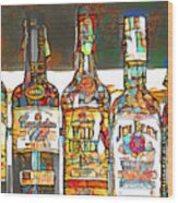 Always Carry A Bottle Of Whiskey In Case Of Snakebite In Vibrant Playful Whimsical Colors 20200529 Wood Print
