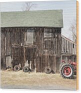 American Barn Wood Print