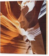 American West - Antelope Canyon Iv Wood Print
