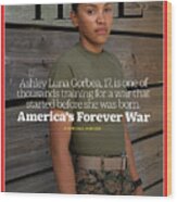 America's Forever War - Gorbea Wood Print