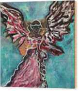 Angel, Goddess Wood Print