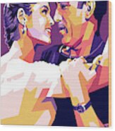Anthony Quinn And Suzan Ball Wood Print
