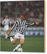 Antonio Conte Of Juventus Wood Print