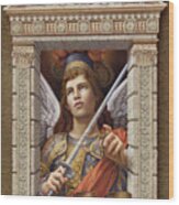 Archangel Michael 2 Wood Print