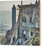 Atop Mont Saint Michel Wood Print