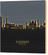 Augsburg Germany Skyline #64 Wood Print