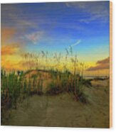 Autumn On The Outer Banks Wood Print