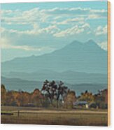 Autumn Embraces Colorado Rocky Mountain Majesty Wood Print