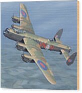Avro Lancaster Wood Print
