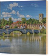 Aylesford A Village In Kent England Uk Wood Print