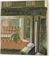 Bakers And Confectioners By Eric Ravilious Wood Print