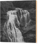 Bald River Falls Wood Print