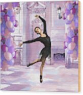 Ballerina Command Performance 1 - Dwp2821503 Wood Print