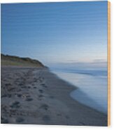 Ballynaclash Beach At Dawn Wood Print