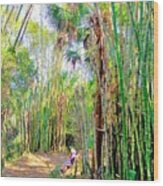 Bamboo  Forest #1 Wood Print