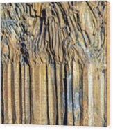 Basalt Columns At Aldeyjarfoss Waterfall, Iceland. The Columns W Wood Print