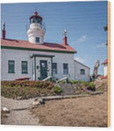 Battery Point Lighthouse 4 Wood Print