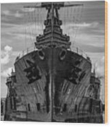 Last Of The Dreadnoughts - Battleship Texas Wood Print