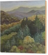 Bauer Ridge Fall Wood Print