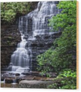 Benton Falls 18 Wood Print