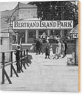 Bertrand Island Park Wood Print
