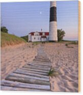 Big Sable Point Lighthouse Wood Print