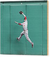 Billy Hamilton And Travis Snider Wood Print