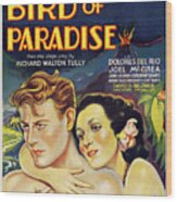 ''bird Of Paradise'', 1932 Wood Print
